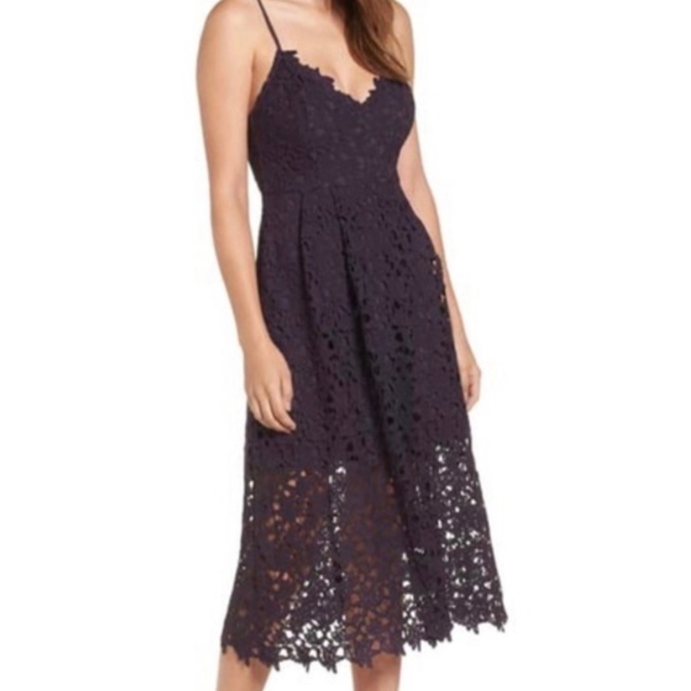 ASTR the label Plum Midi Dress Size XS